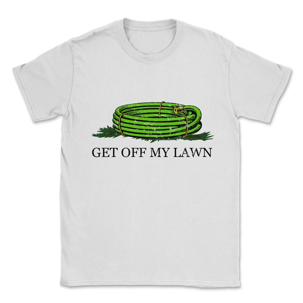 Get Off My Lawn Unisex T-Shirt - White