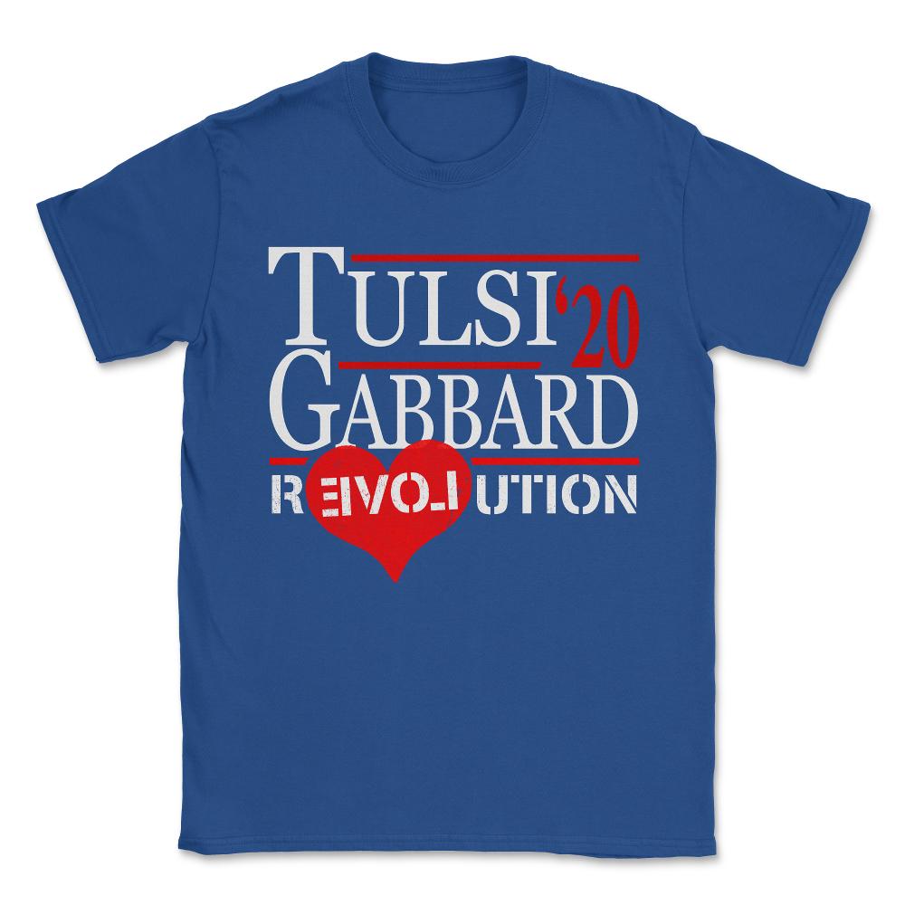 Tulsi Gabbard 2020 Revolution Unisex T-Shirt - Royal Blue