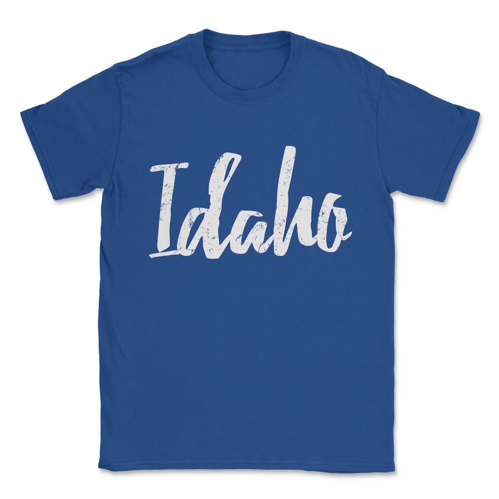 Idaho Unisex T-Shirt - Royal Blue