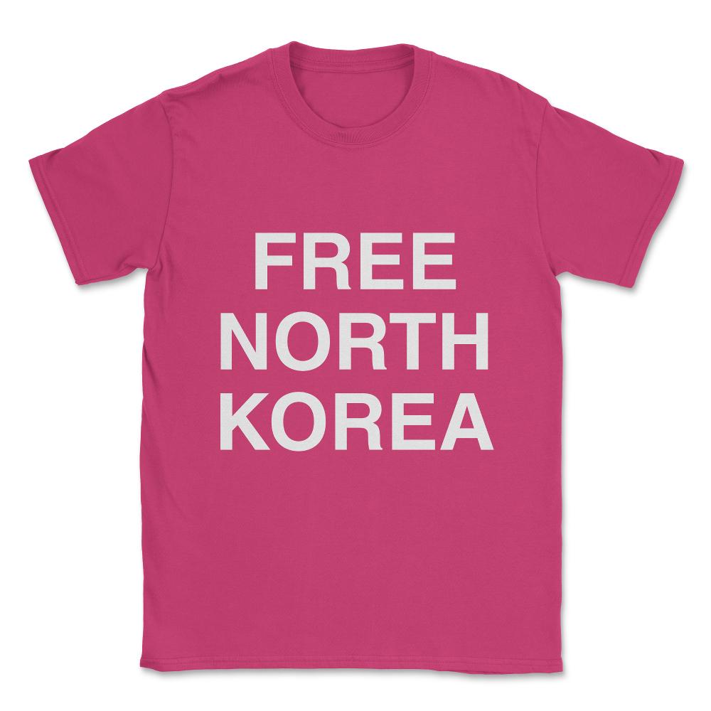 Free North Korea Unisex T-Shirt - Heliconia