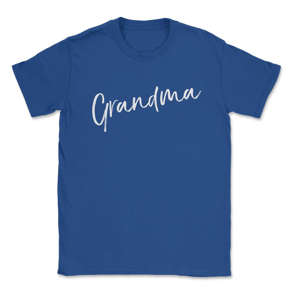 Grandma Unisex T-Shirt - Royal Blue