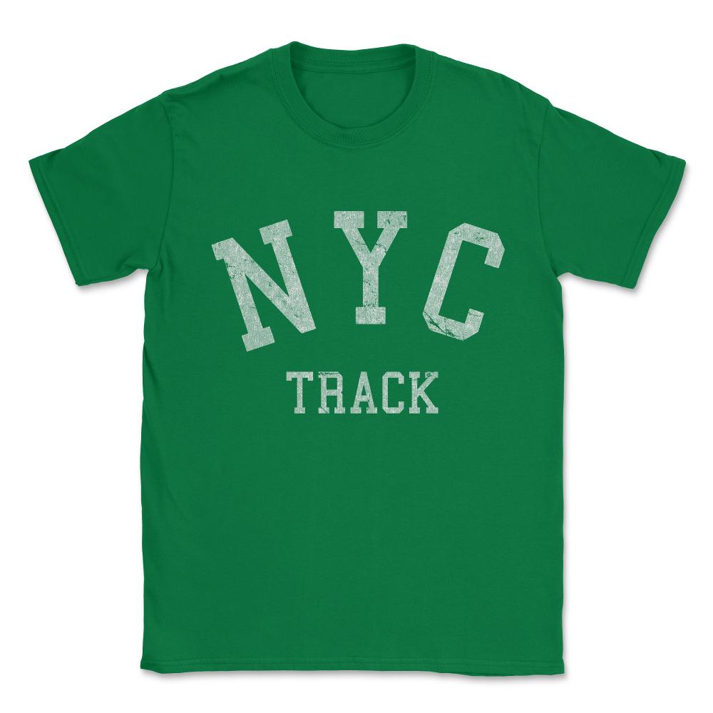 NYC Track Vintage Unisex T-Shirt - Green