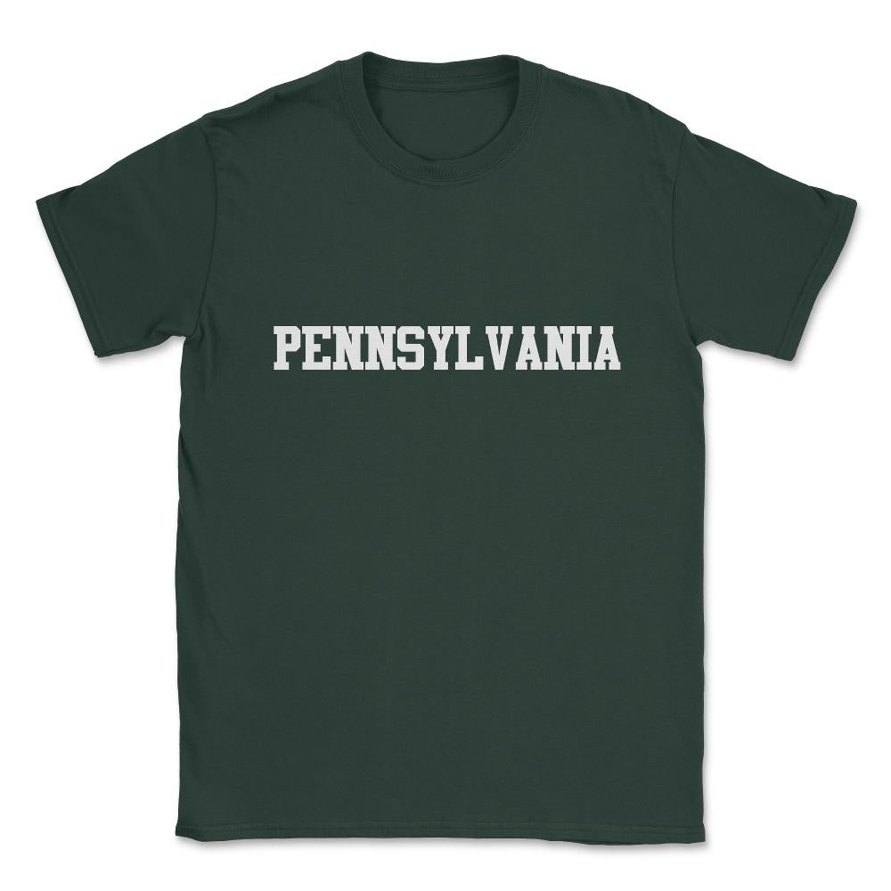 Pennsylvania Unisex T-Shirt - Forest Green