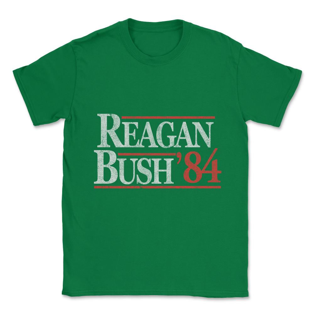 Vintage Reagan Bush 1984 Unisex T-Shirt - Green