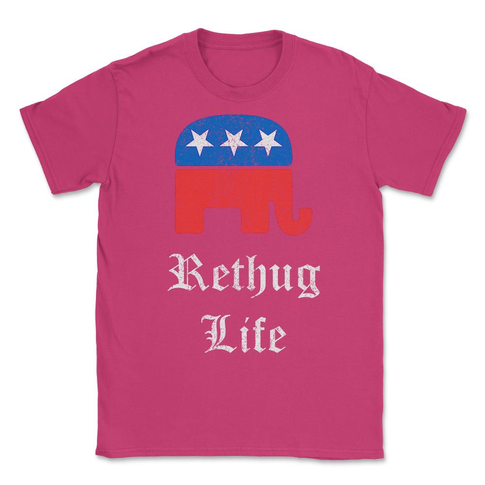 Rethug Life Vintage Unisex T-Shirt - Heliconia
