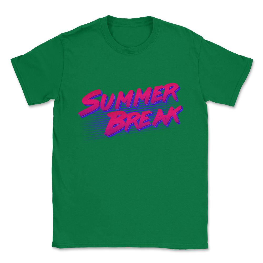 Summer Break Retro Unisex T-Shirt - Green