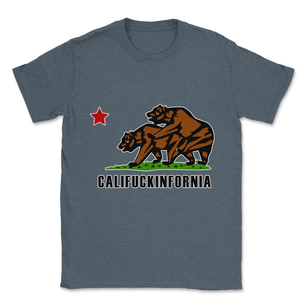 Califuckinfornia Unisex T-Shirt - Dark Grey Heather