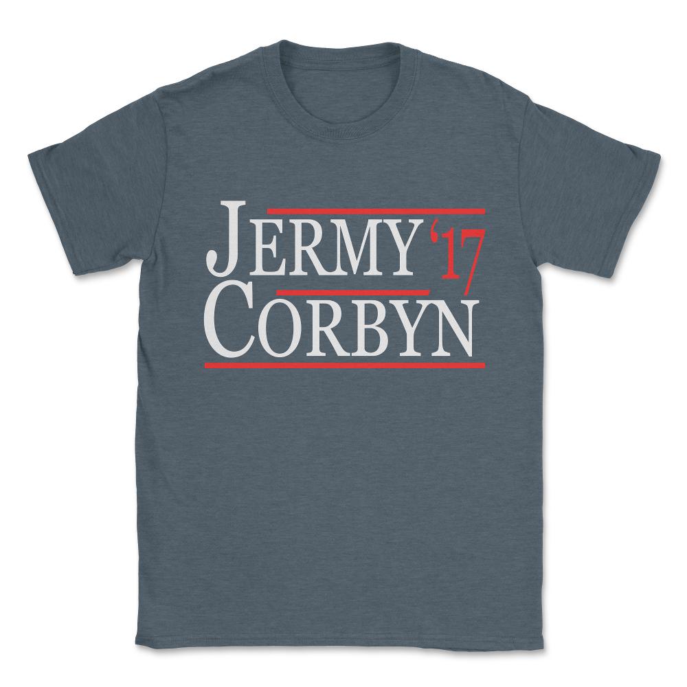 Jeremy Corbyn Labour Leader Unisex T-Shirt - Dark Grey Heather