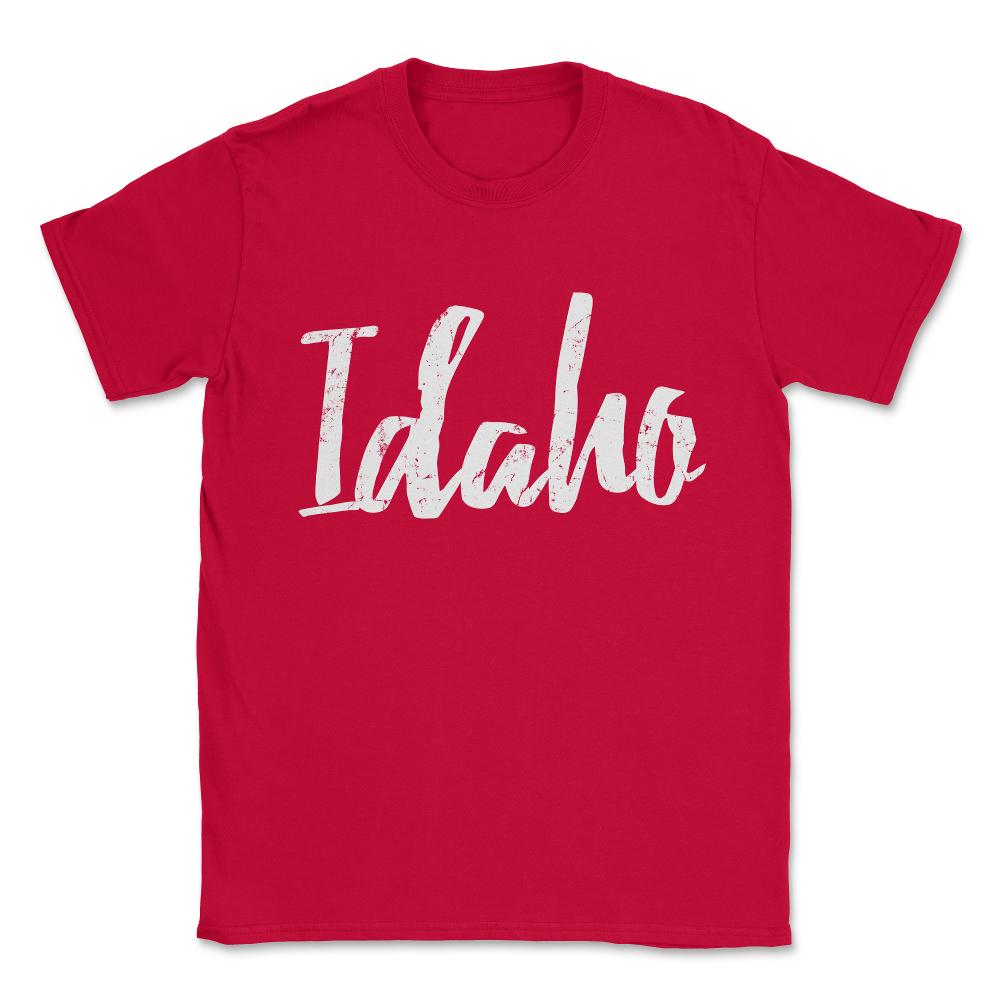 Idaho Unisex T-Shirt - Red