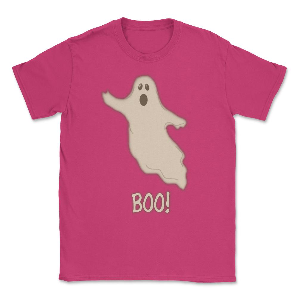 Boo The Ghost Unisex T-Shirt - Heliconia
