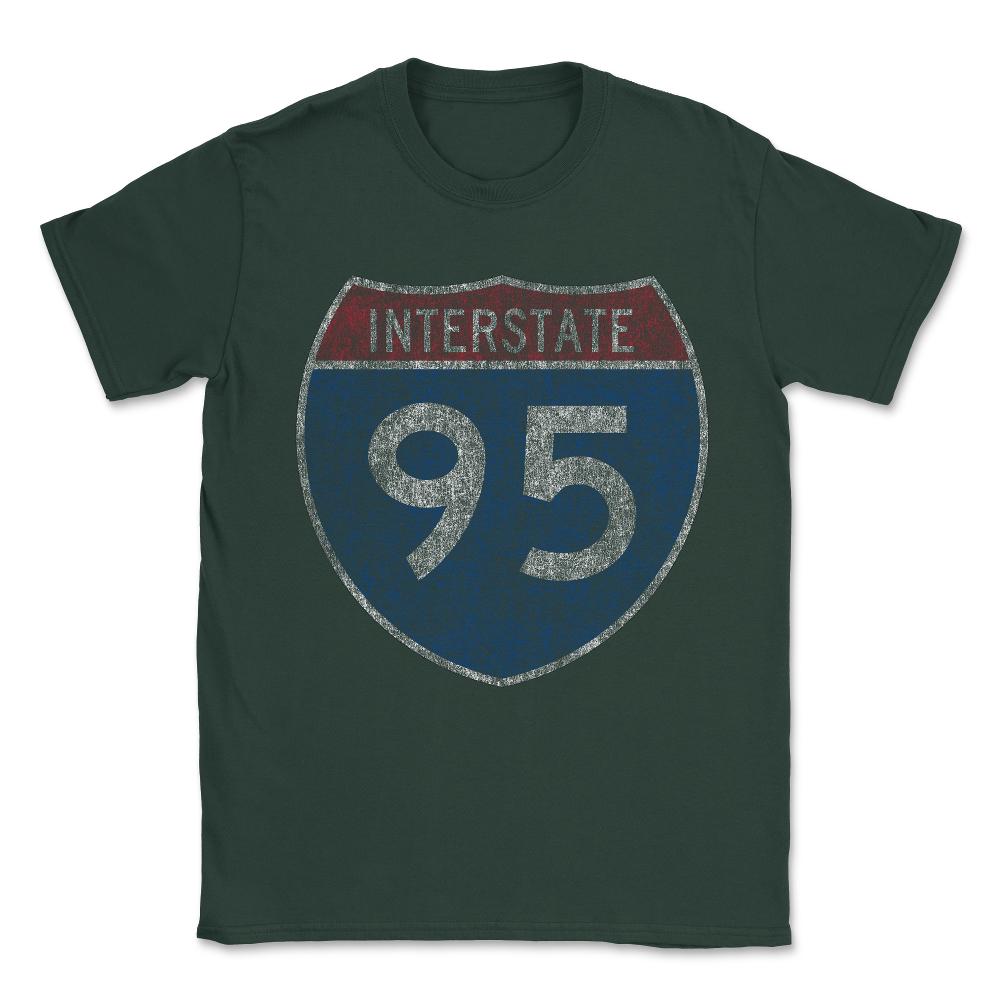 i95 Vintage Unisex T-Shirt - Forest Green