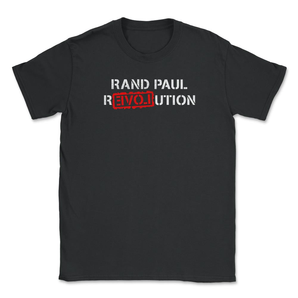 Rand Paul Revolution Unisex T-Shirt - Black