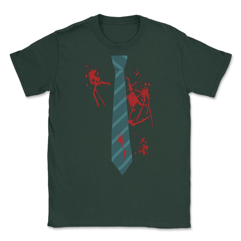 Zombie Hunter Halloween Costume Unisex T-Shirt - Forest Green