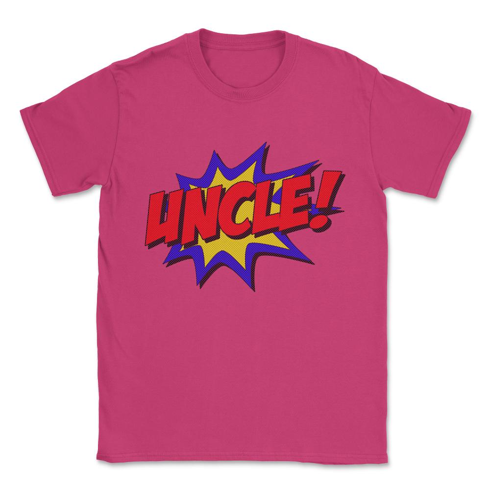 Superhero Uncle Unisex T-Shirt - Heliconia