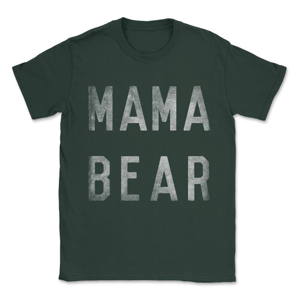 Mama Bear Vintage Unisex T-Shirt - Forest Green