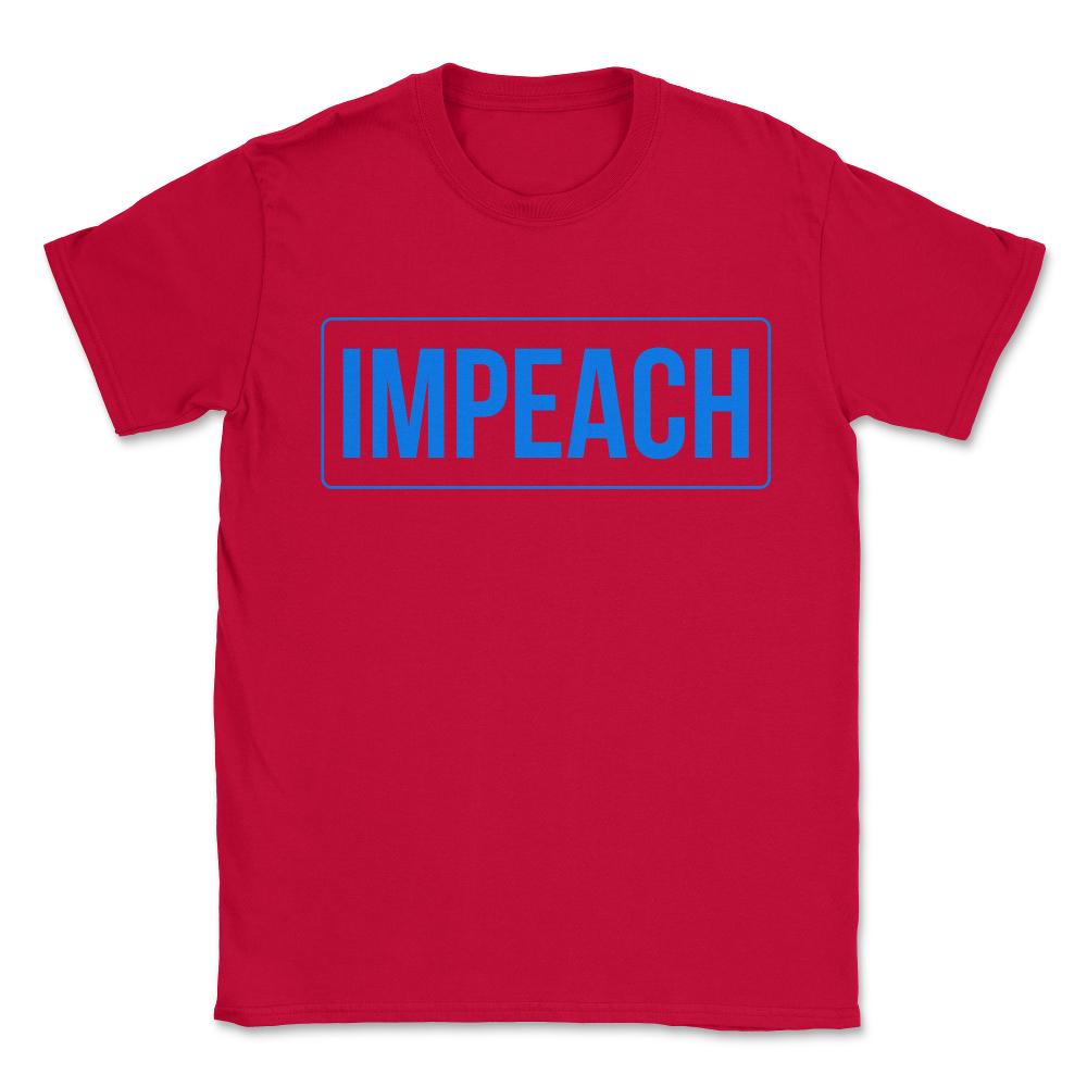 Impeach Boris Johnson Donald Trump Unisex T-Shirt - Red