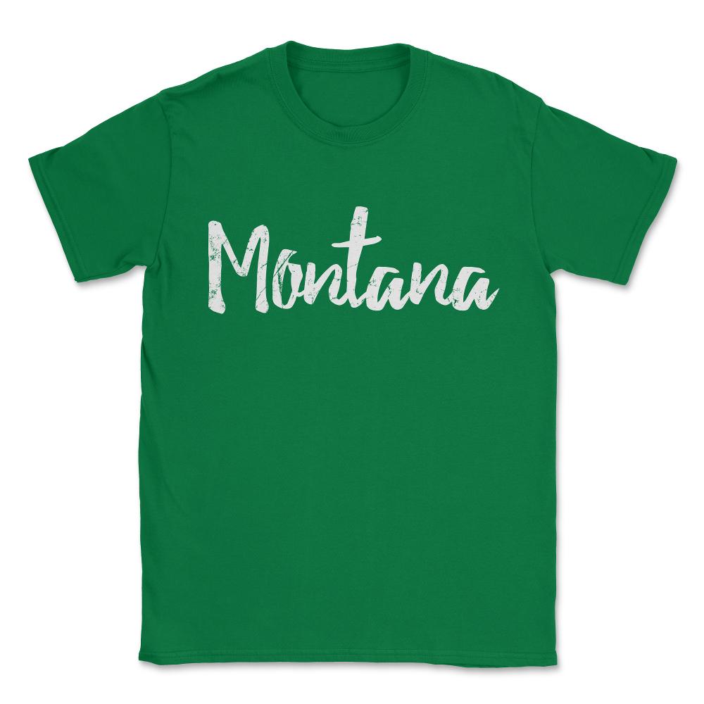 Montana Unisex T-Shirt - Green