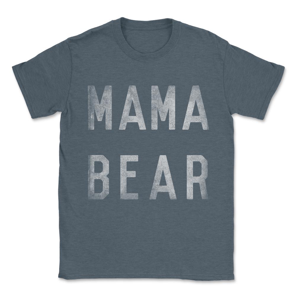 Mama Bear Vintage Unisex T-Shirt - Dark Grey Heather