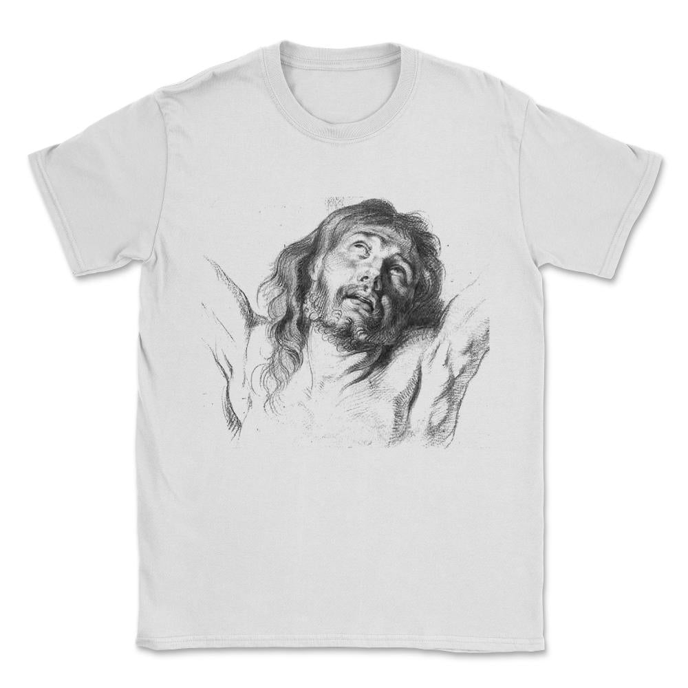 Head Of Christ Unisex T-Shirt - White