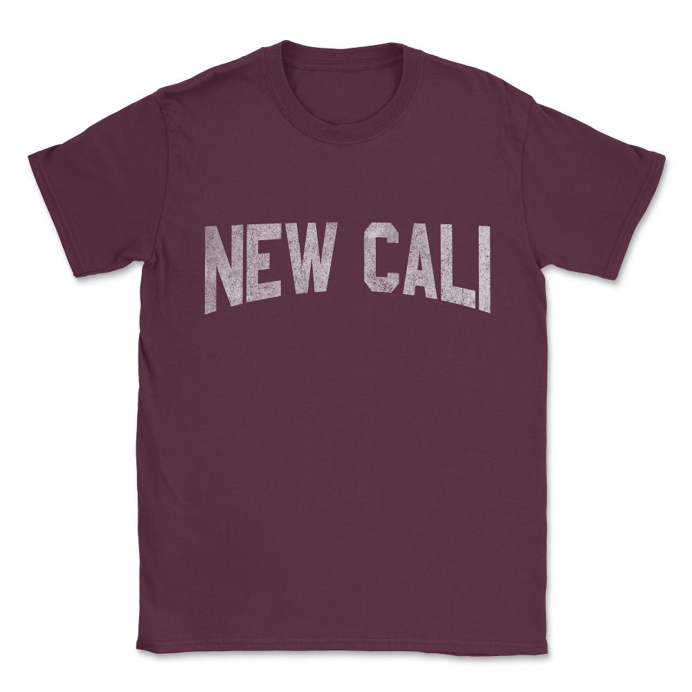 New Cali Unisex T-Shirt - Maroon