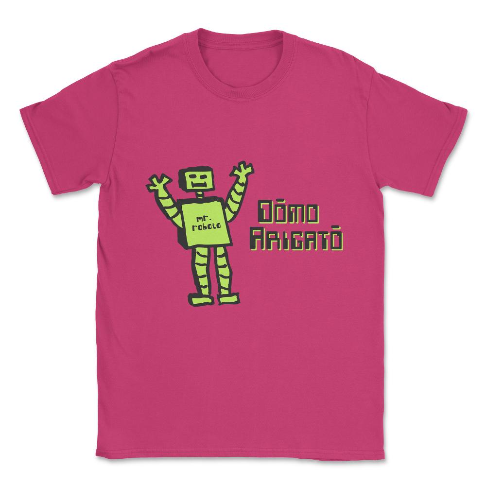 Domo Arigato Mr. Roboto Unisex T-Shirt - Heliconia