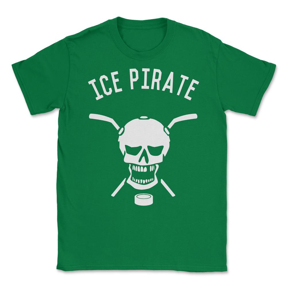 Ice Pirate Hockey Unisex T-Shirt - Green