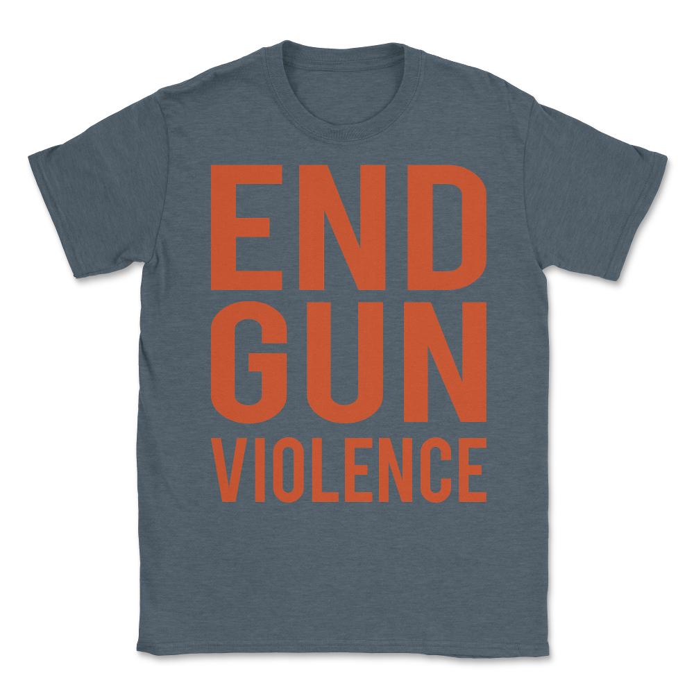 End Gun Violence Unisex T-Shirt - Dark Grey Heather