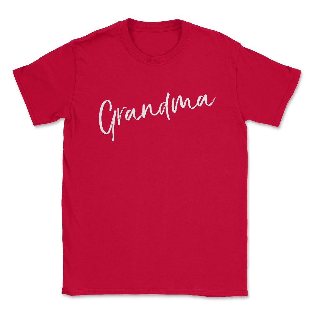Grandma Unisex T-Shirt - Red