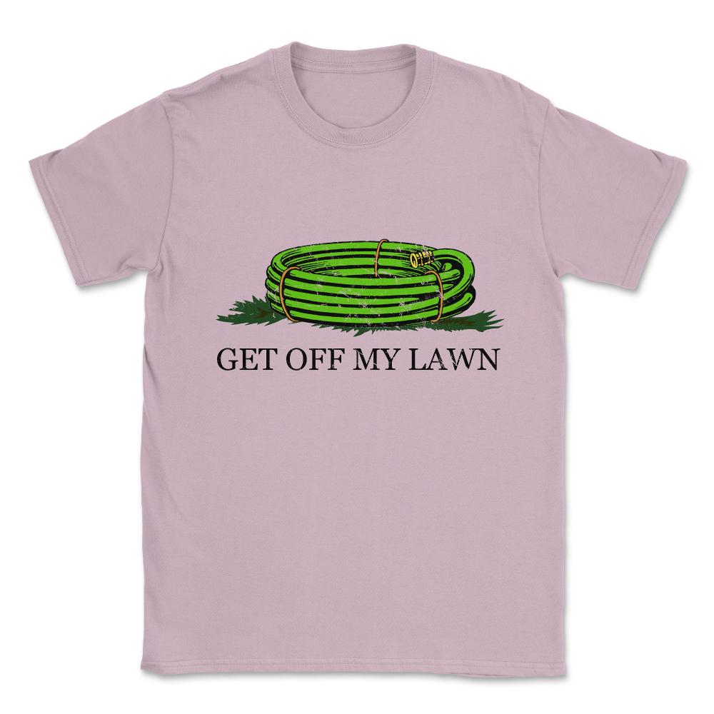Get Off My Lawn Unisex T-Shirt - Light Pink