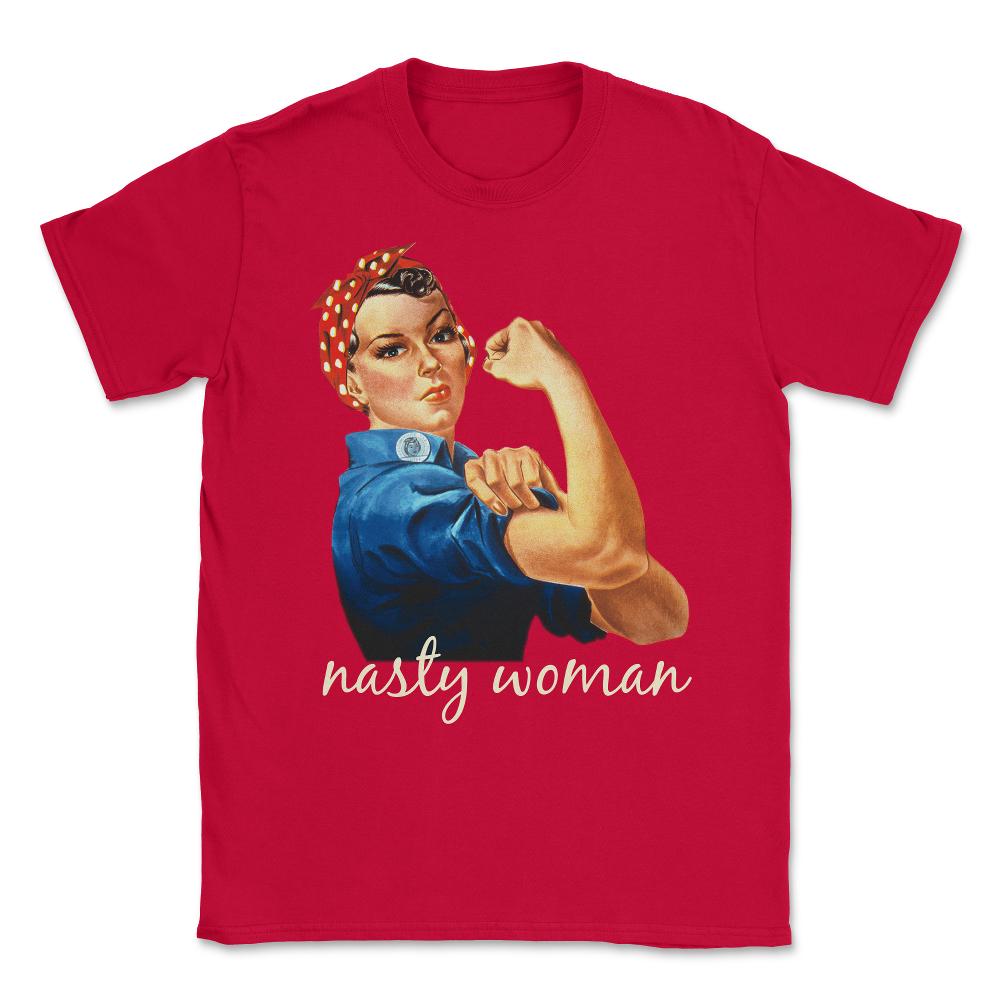 Retro Nasty Woman T-Shirt Unisex T-Shirt - Red