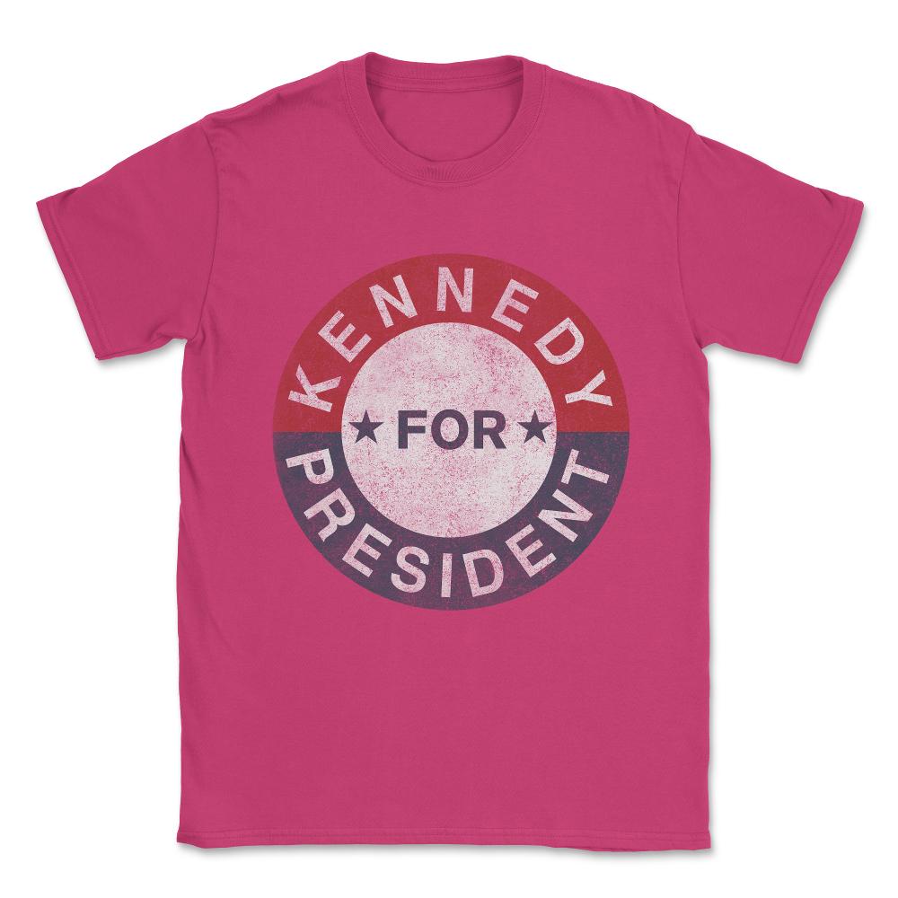 Vintage JFK Kennedy For President 1960 Unisex T-Shirt - Heliconia