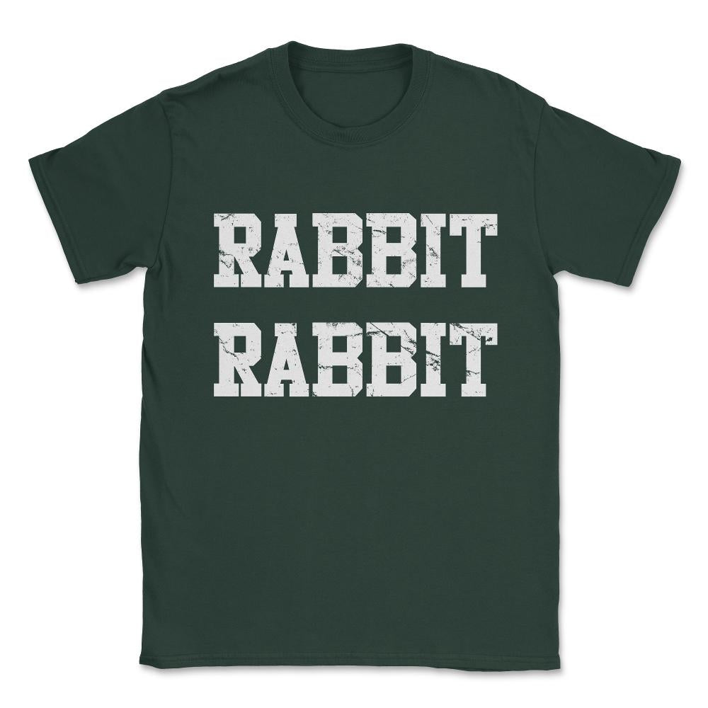 Rabbit Rabbit Unisex T-Shirt - Forest Green