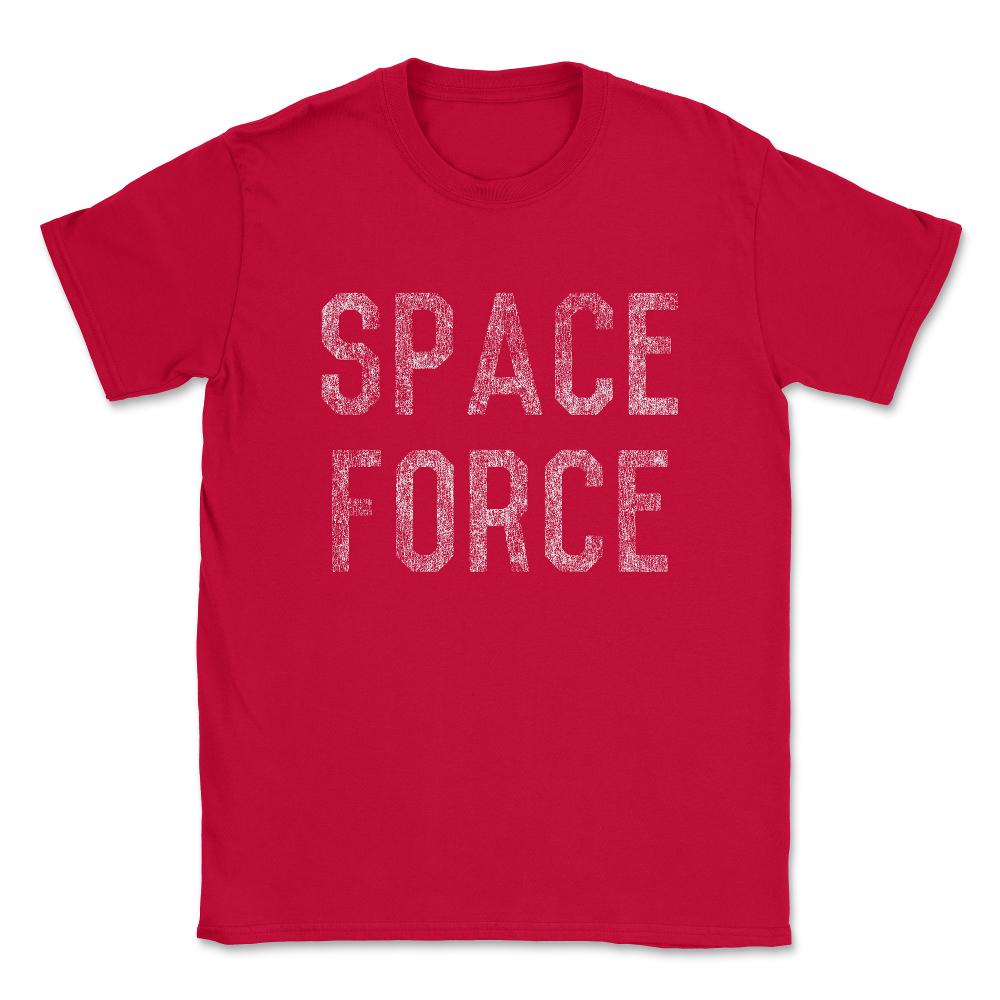 Space Force Unisex T-Shirt - Red