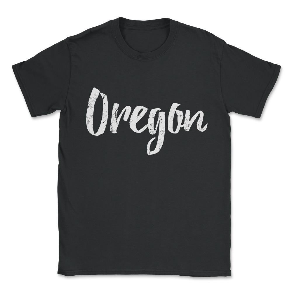 Oregon Unisex T-Shirt - Black