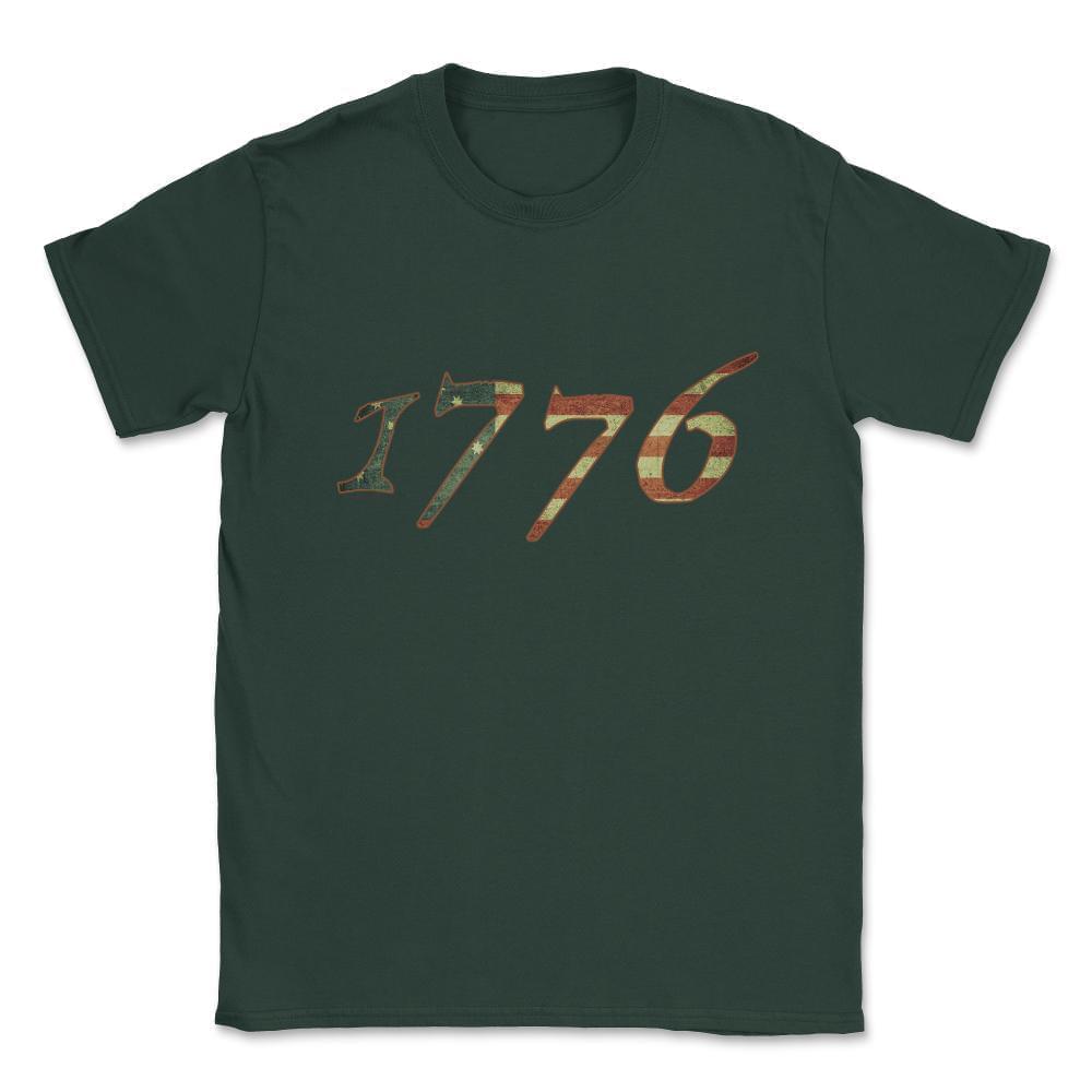 1776 Declaration of Independence US Flag Unisex T-Shirt