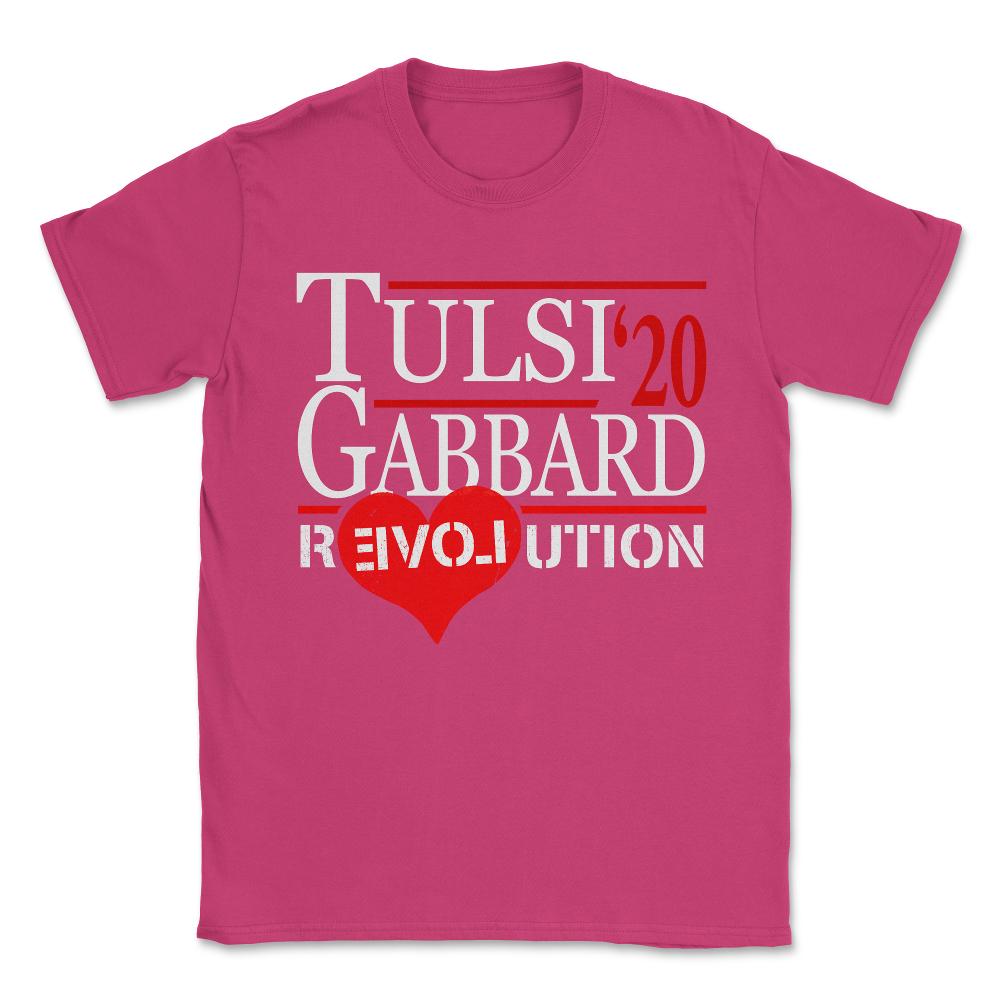 Tulsi Gabbard 2020 Revolution Unisex T-Shirt - Heliconia