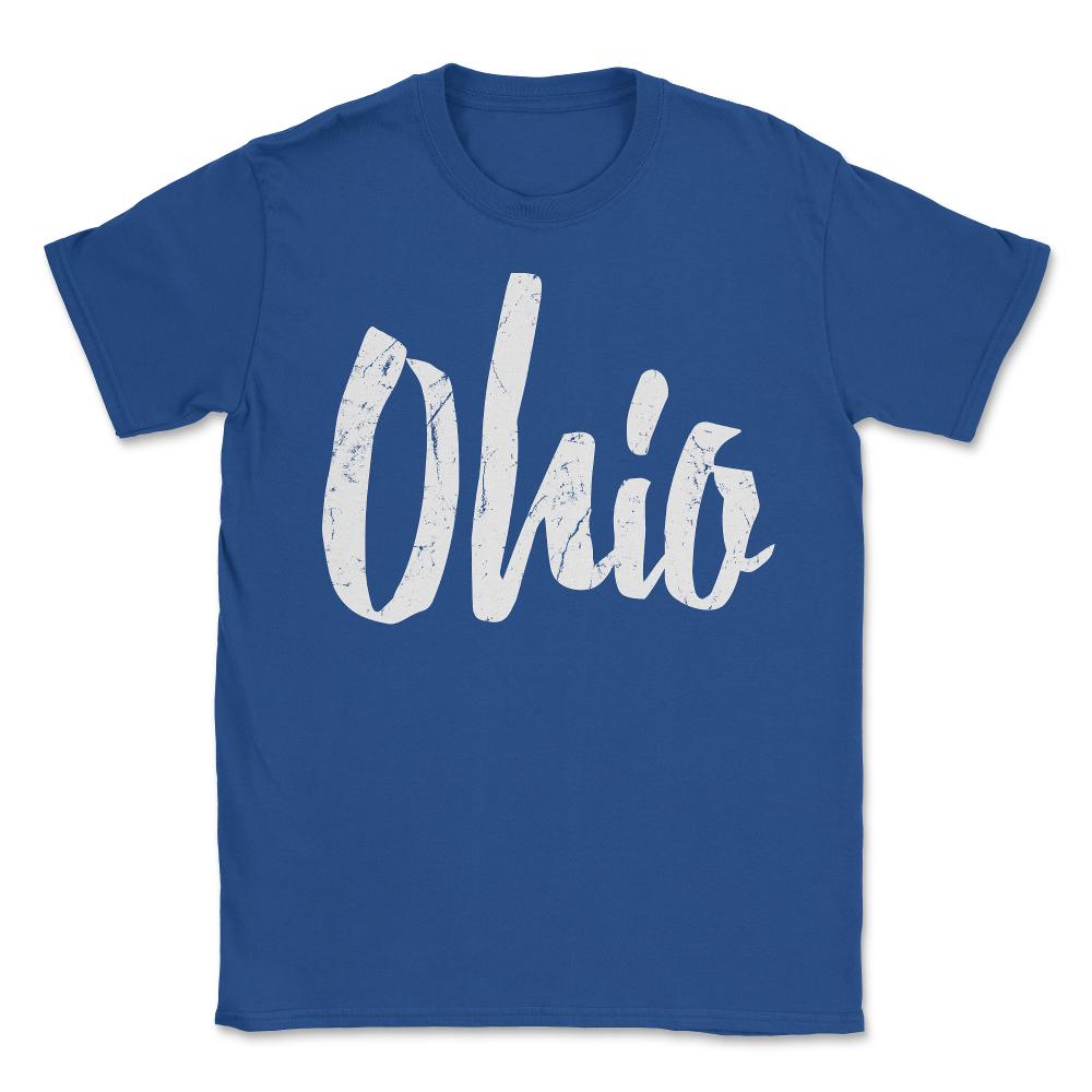 Ohio Unisex T-Shirt - Royal Blue
