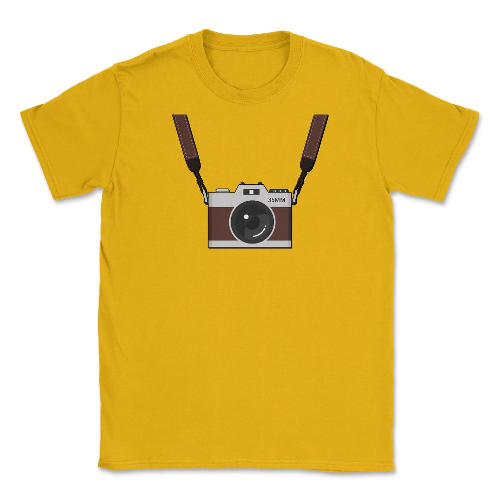 Tourist Halloween Costume Unisex T-Shirt - Gold