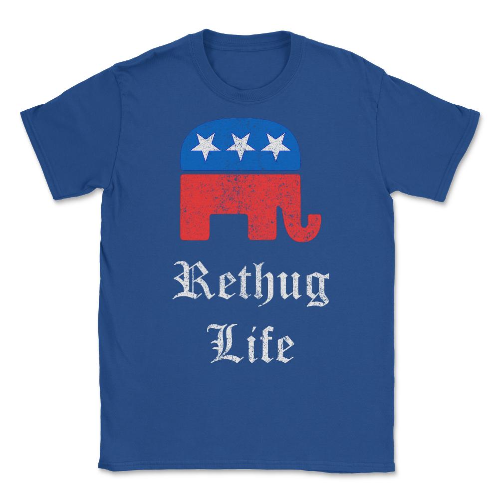 Rethug Life Vintage Unisex T-Shirt - Royal Blue