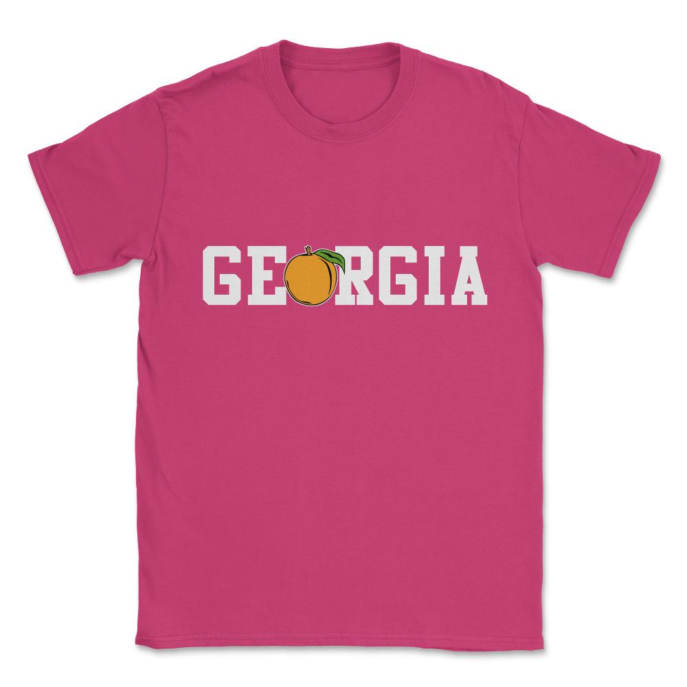 Georgia Peach Unisex T-Shirt - Heliconia
