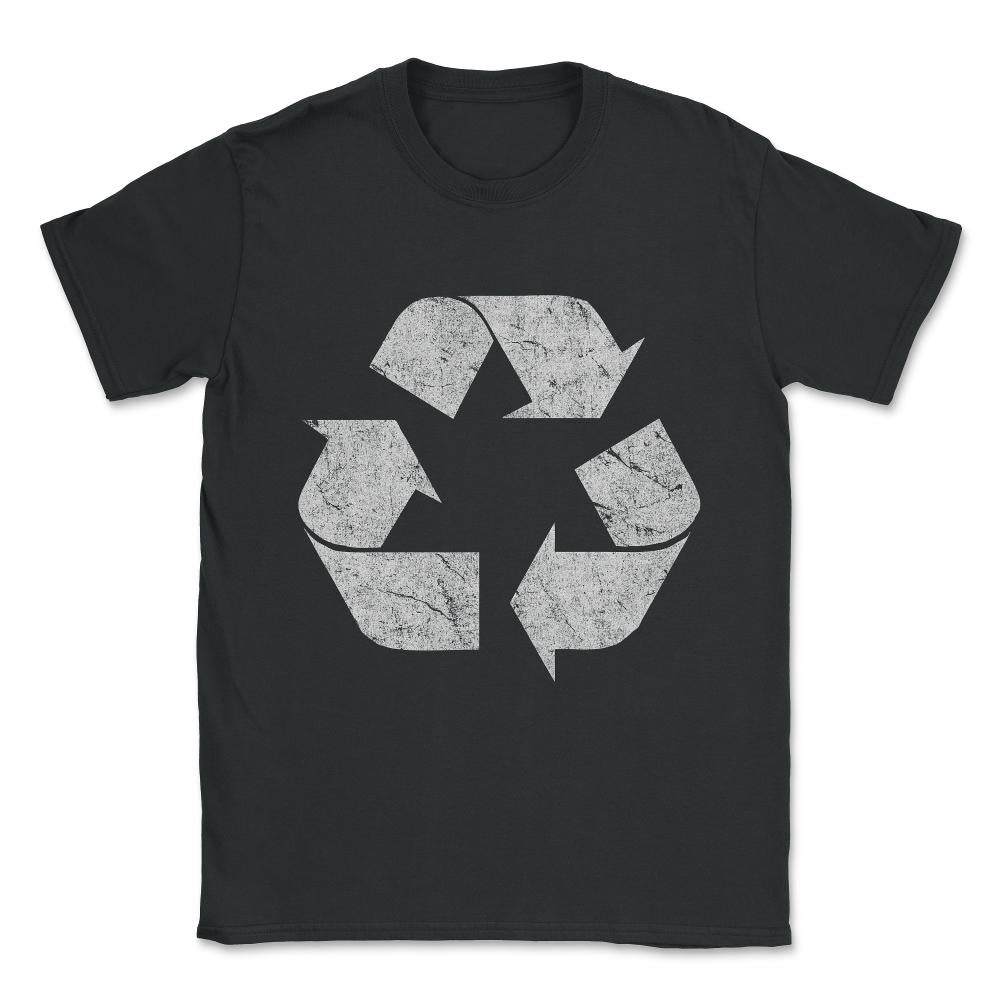 Vintage Recycle Logo Unisex T-Shirt - Black