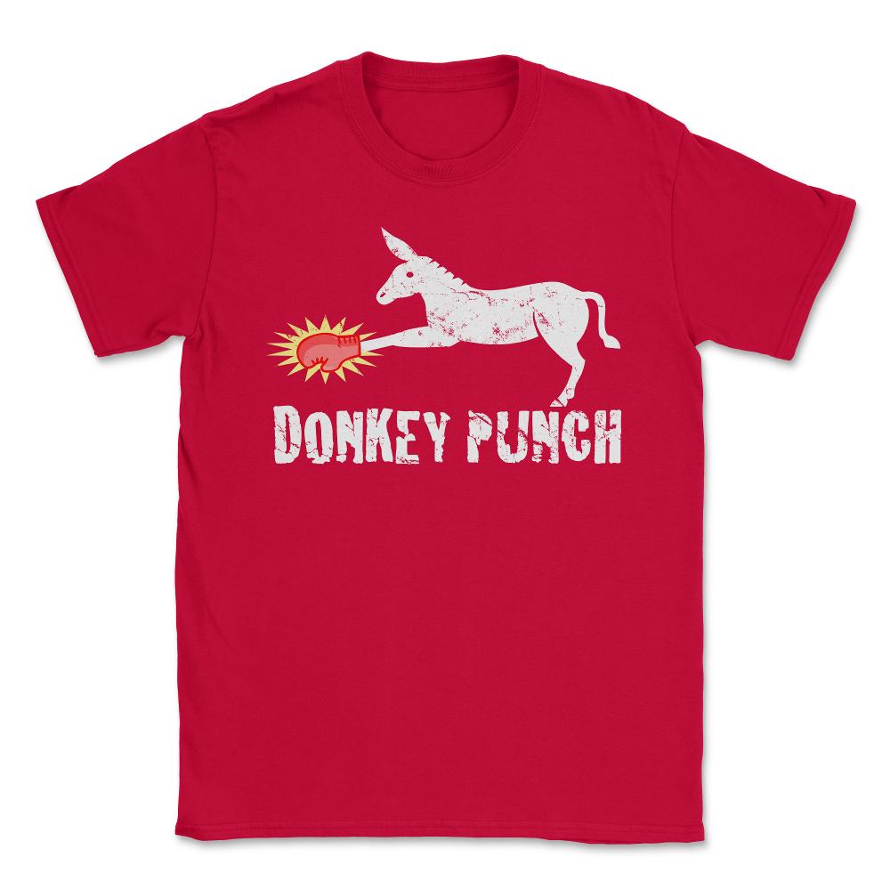 Donkey Punch Unisex T-Shirt - Red