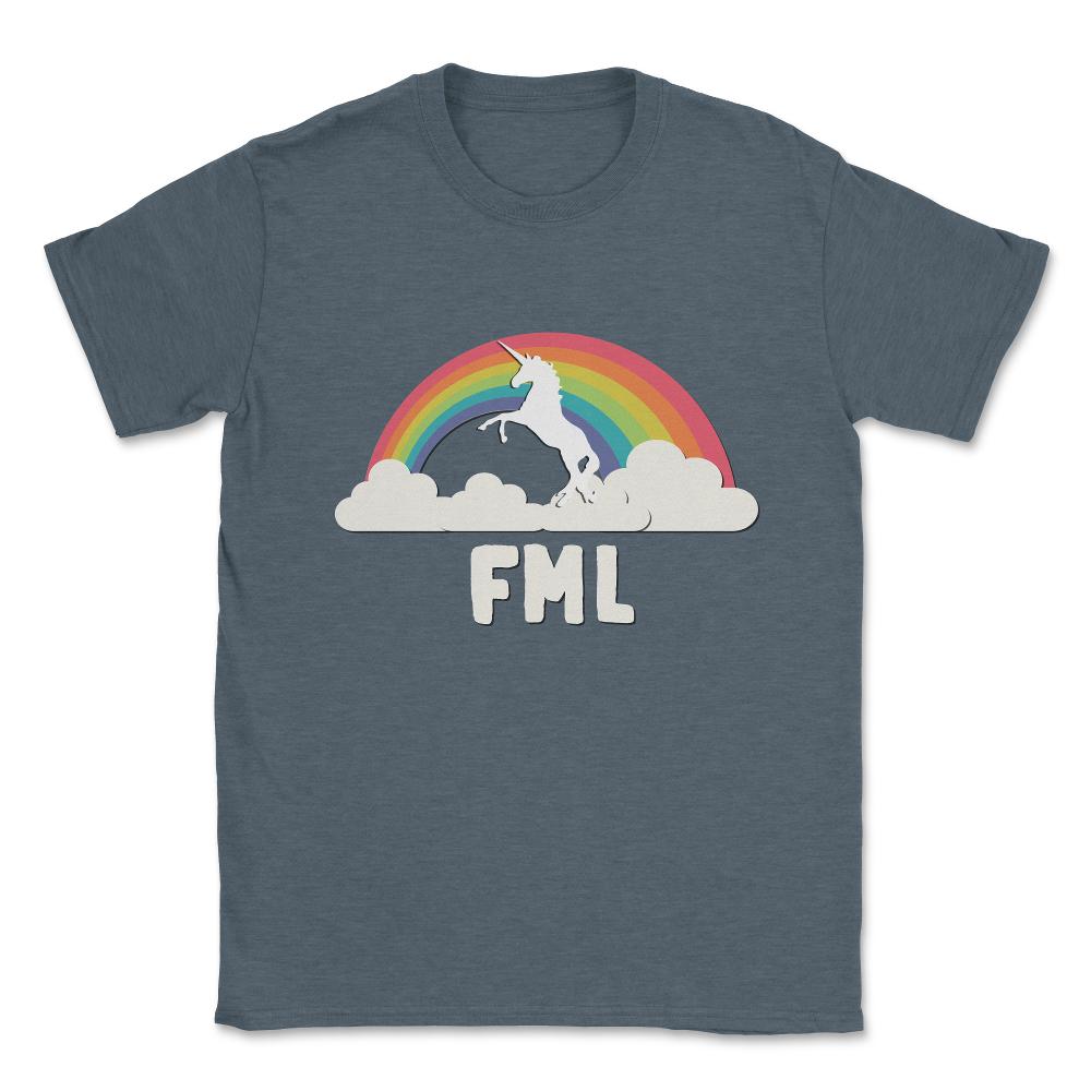 FML Fuck My Life T Shirt Unisex T-Shirt - Dark Grey Heather