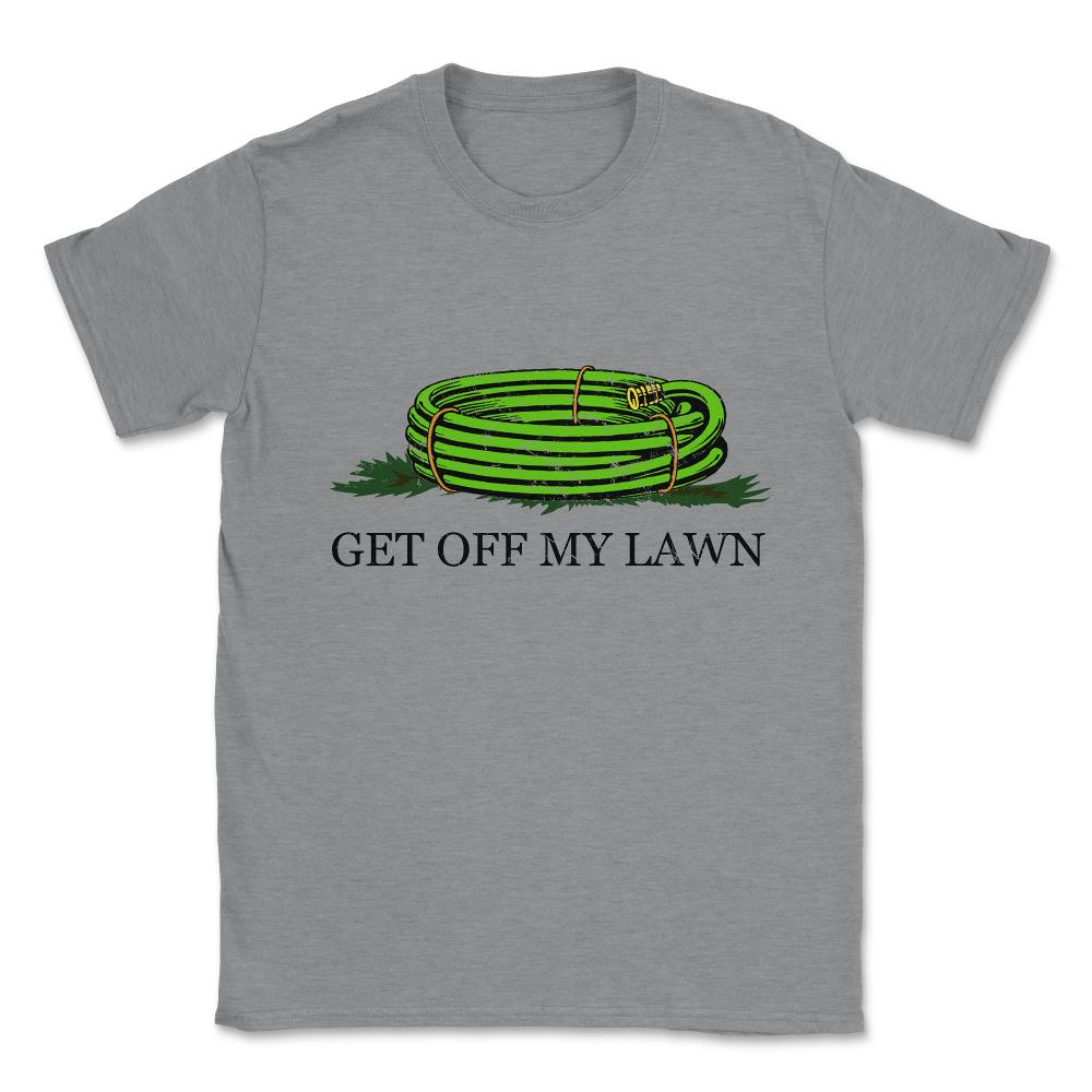 Get Off My Lawn Unisex T-Shirt - Grey Heather