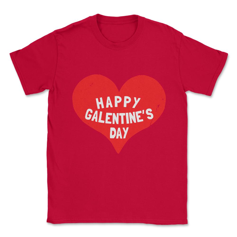 Happy Galentine's Day Unisex T-Shirt - Red