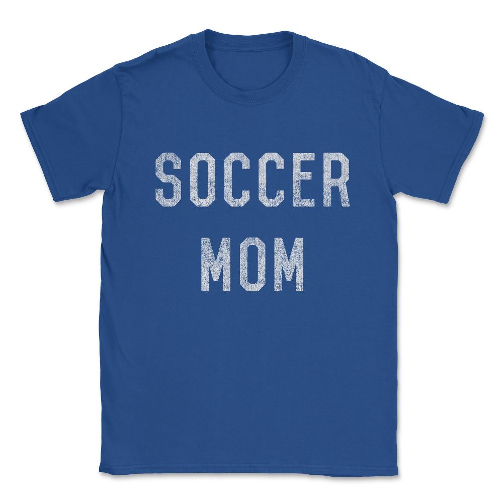Vintage Soccer Mom Unisex T-Shirt - Royal Blue