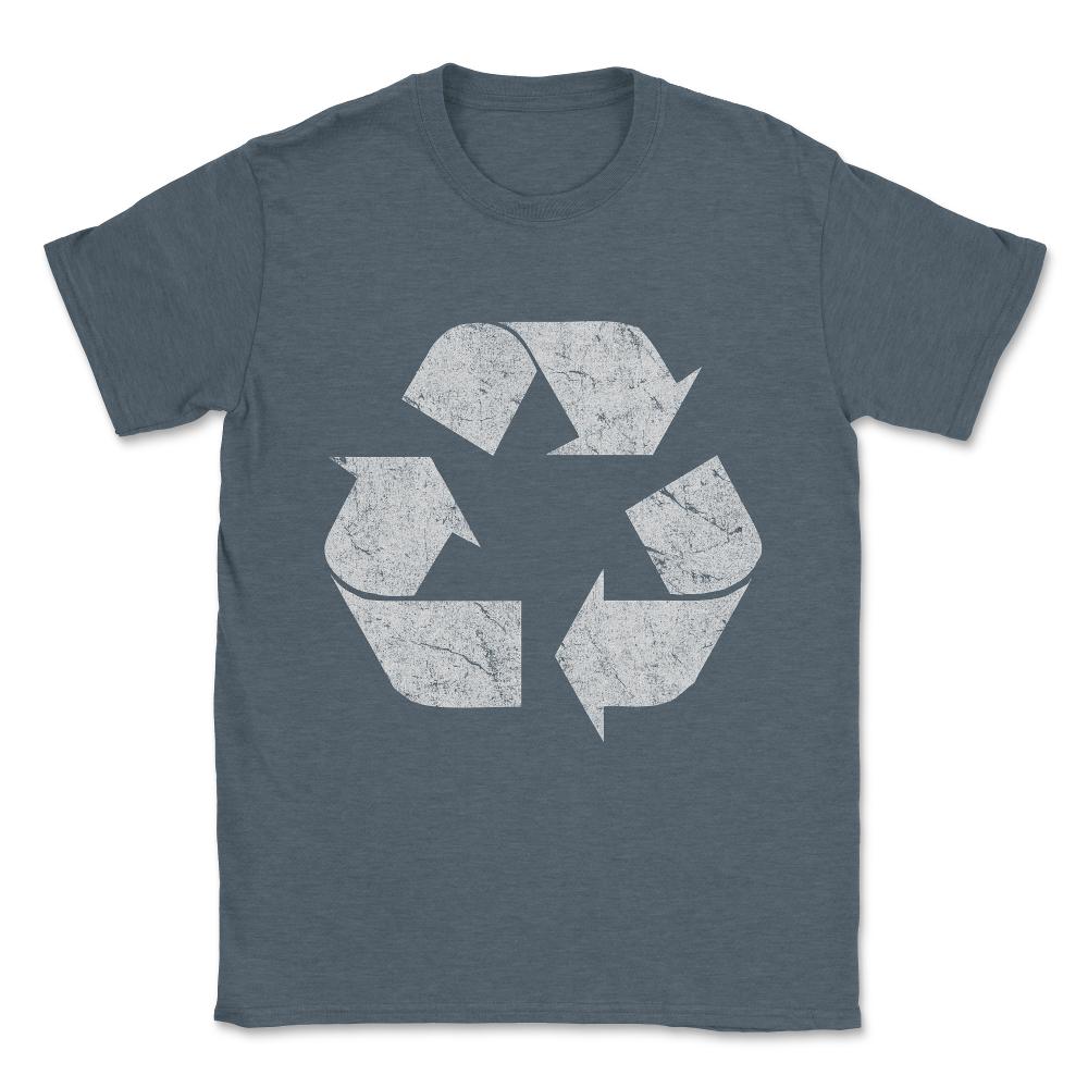Vintage Recycle Logo Unisex T-Shirt - Dark Grey Heather