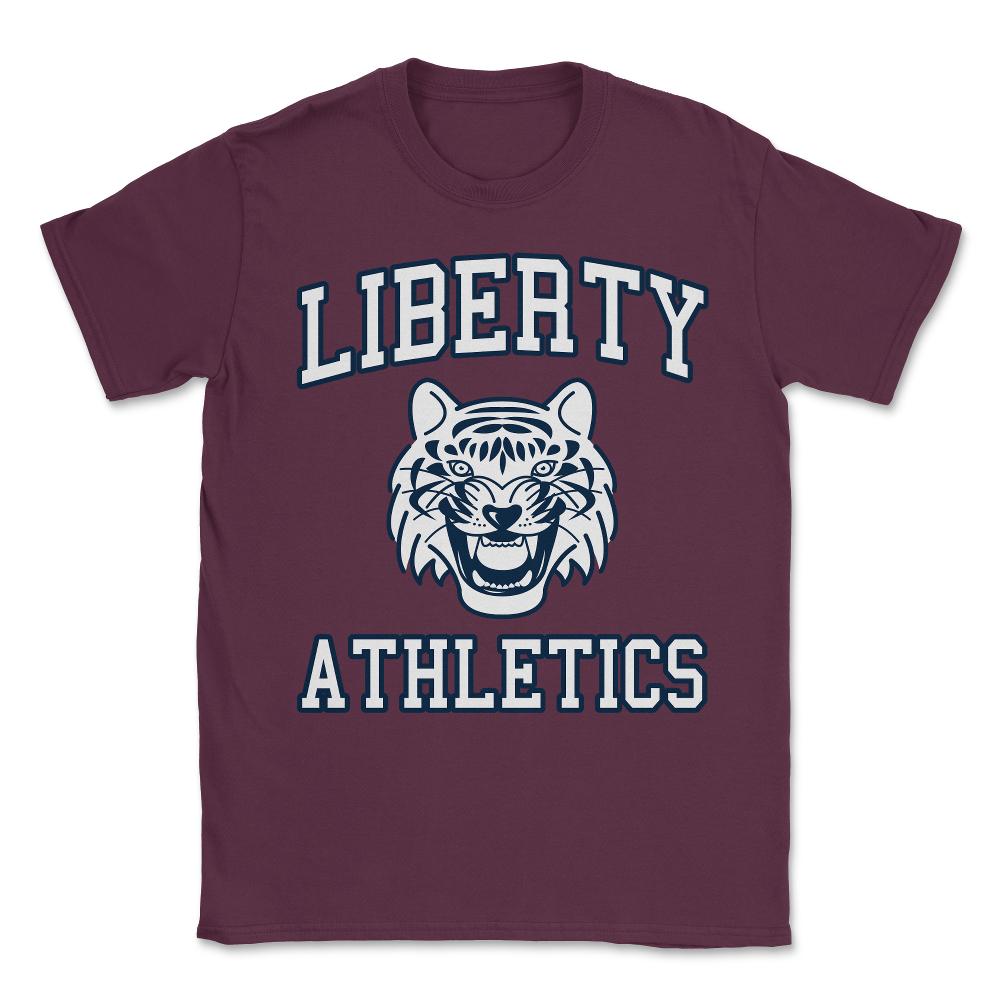 Liberty High Athletics Unisex T-Shirt - Maroon
