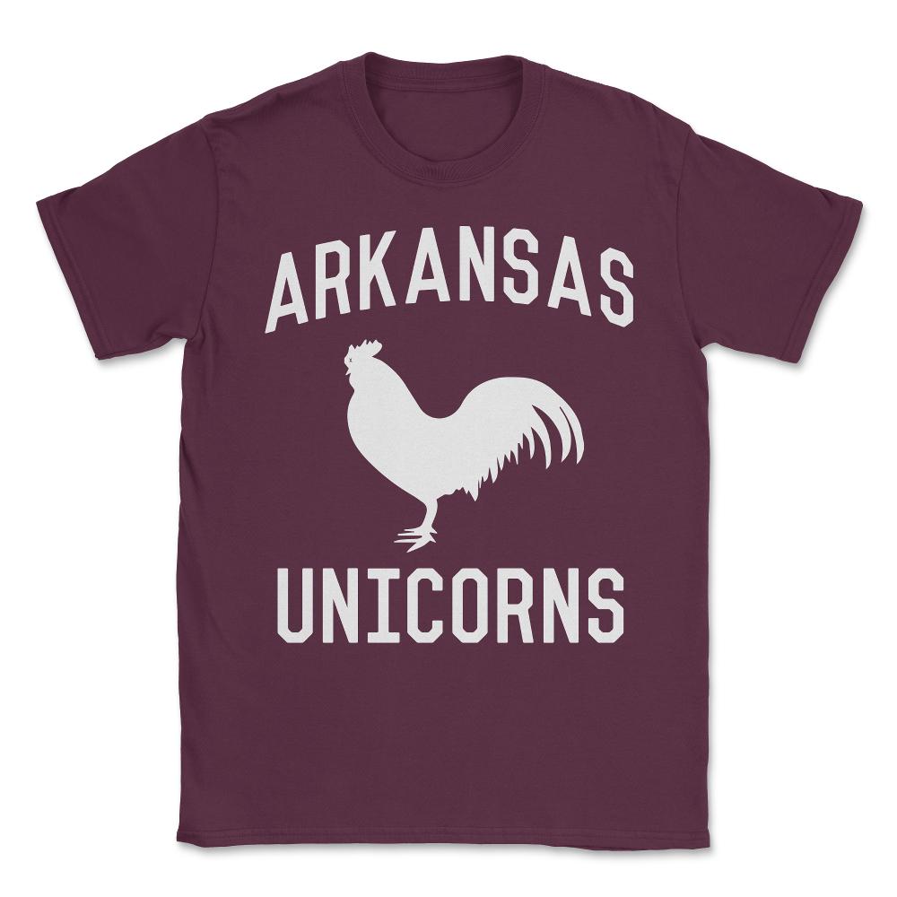 Arkansas Unicorns Unisex T-Shirt - Maroon