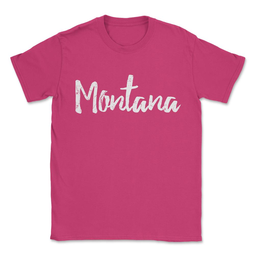 Montana Unisex T-Shirt - Heliconia